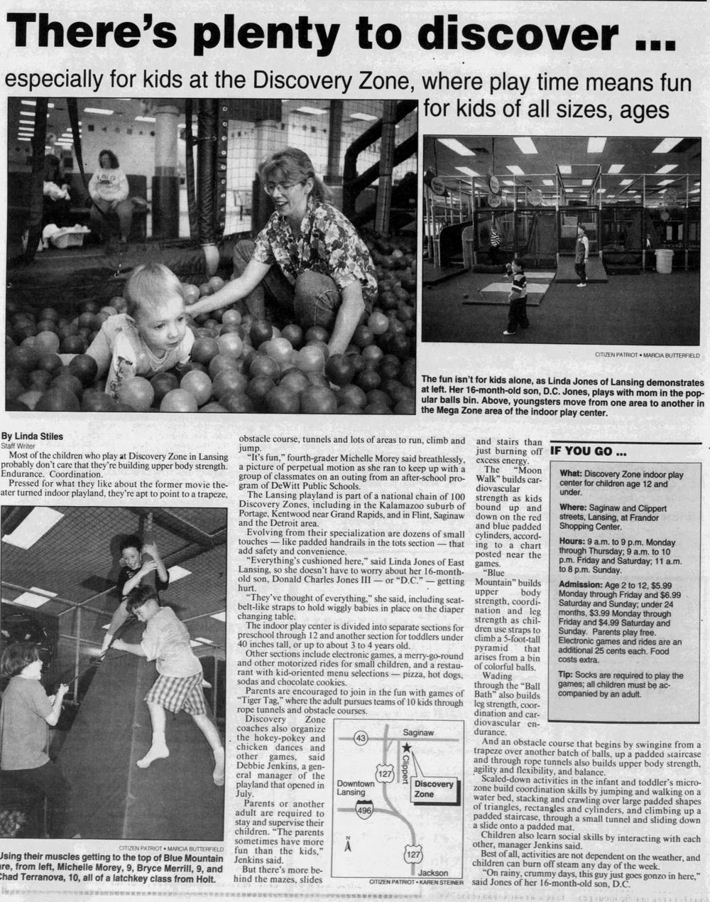 Discovery Zone - November 1994 Article